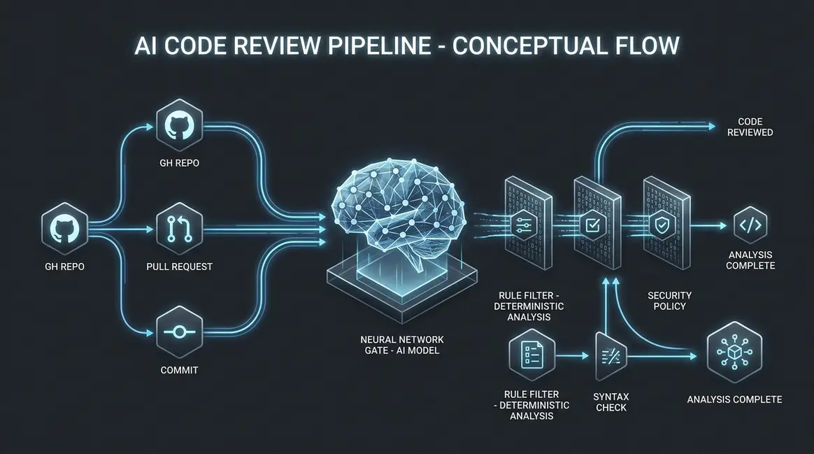 Hero image for: Architecting zero-touch AI code review pipelines: Automating PR feedback with custom LLM rules